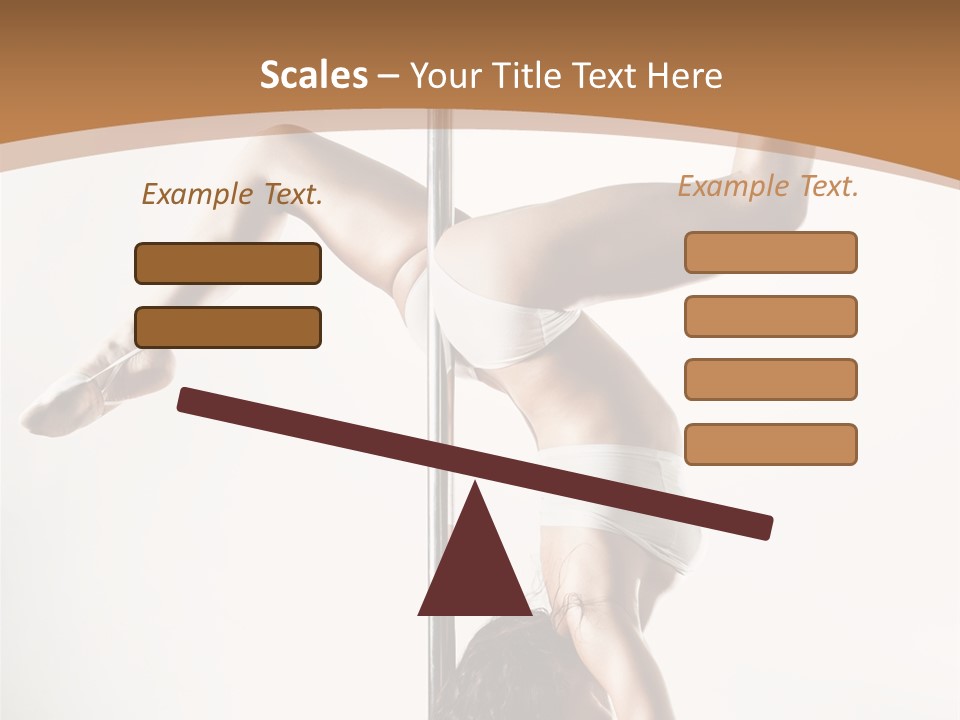 Pole Girl Babe PowerPoint Template