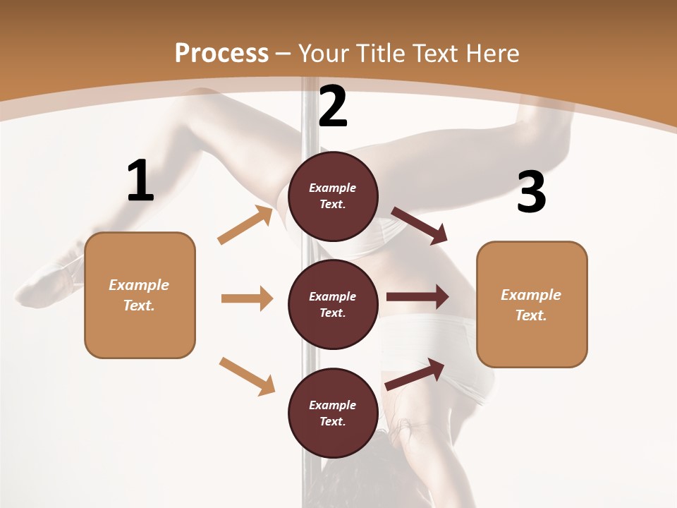 Pole Girl Babe PowerPoint Template