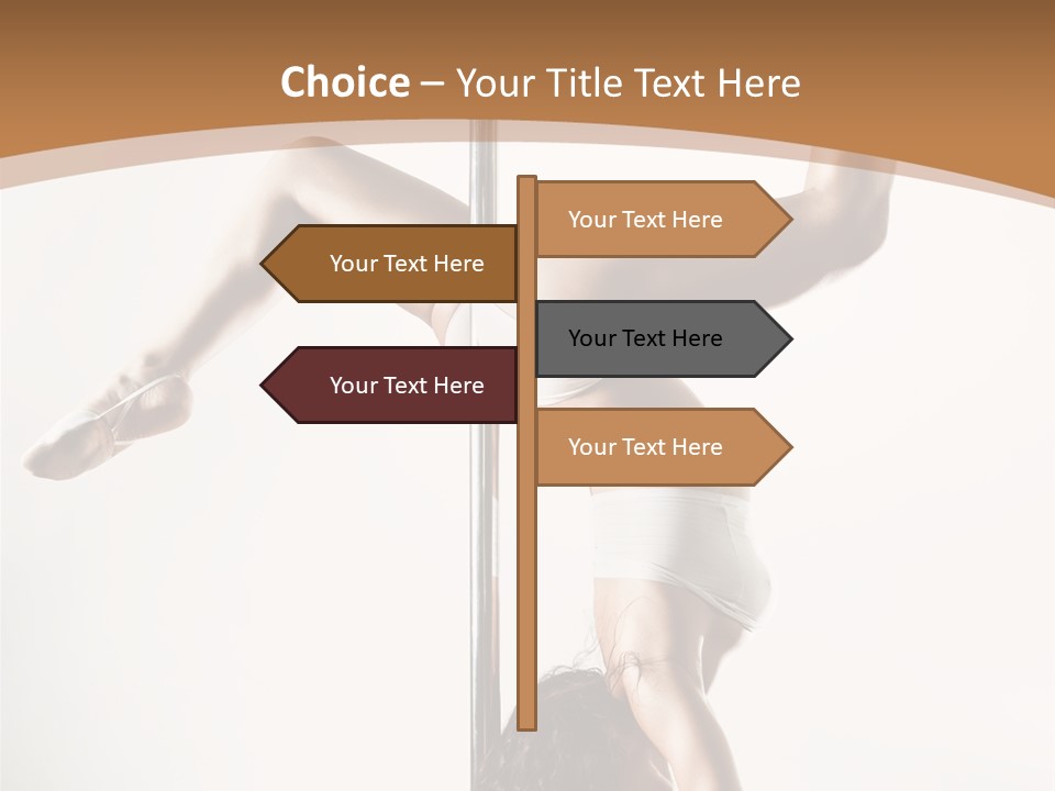 Pole Girl Babe PowerPoint Template