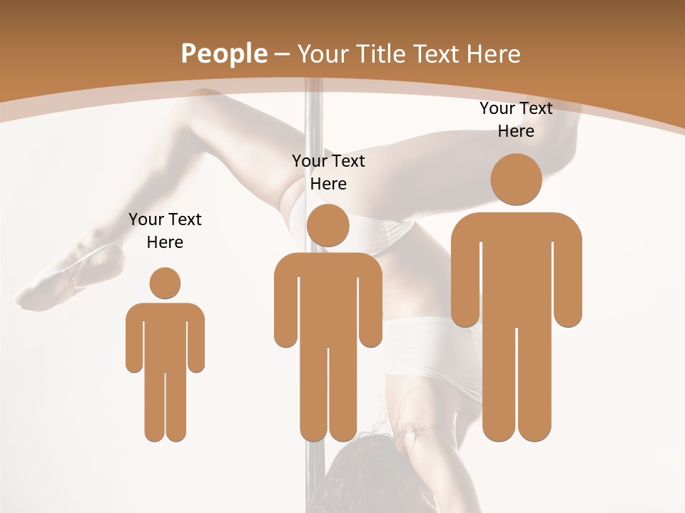 Pole Girl Babe PowerPoint Template