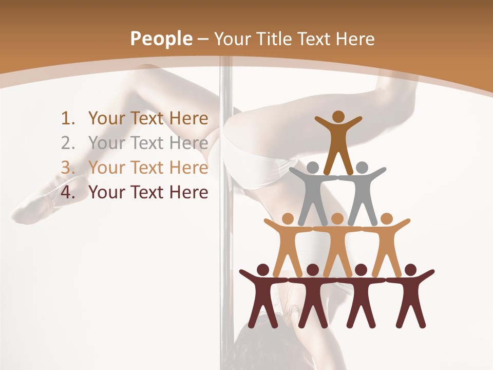 Pole Girl Babe PowerPoint Template
