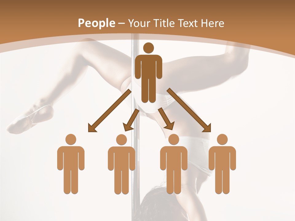 Pole Girl Babe PowerPoint Template