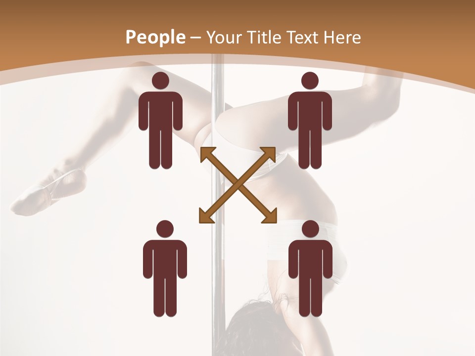 Pole Girl Babe PowerPoint Template