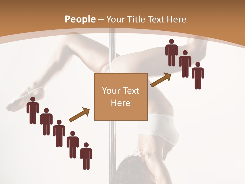 Pole Girl Babe PowerPoint Template