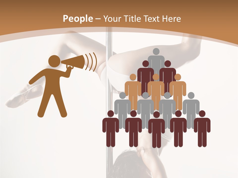 Pole Girl Babe PowerPoint Template
