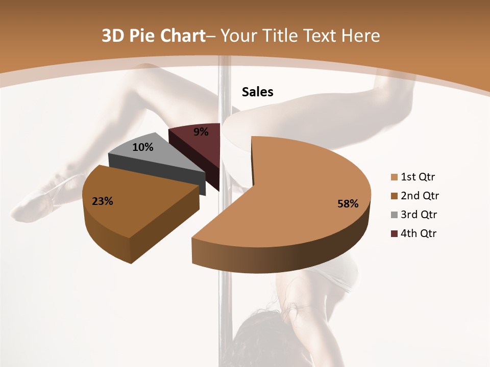 Pole Girl Babe PowerPoint Template