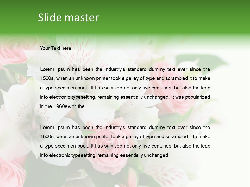 Valentines Romance Peace PowerPoint Template