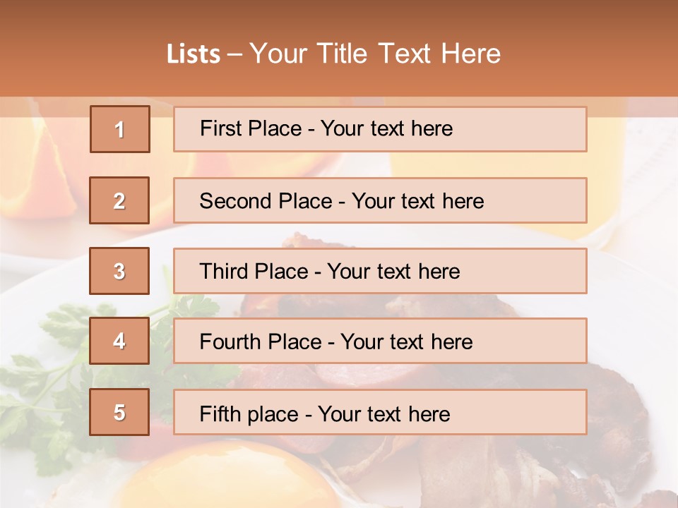 Breakfast Yellow Cooking PowerPoint Template