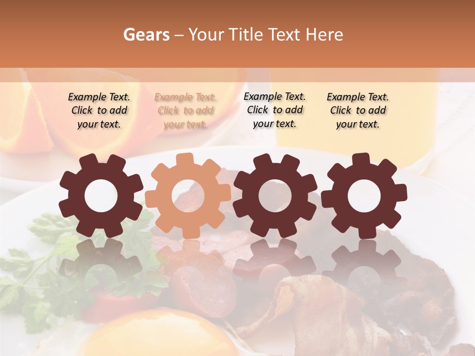 Breakfast Yellow Cooking PowerPoint Template