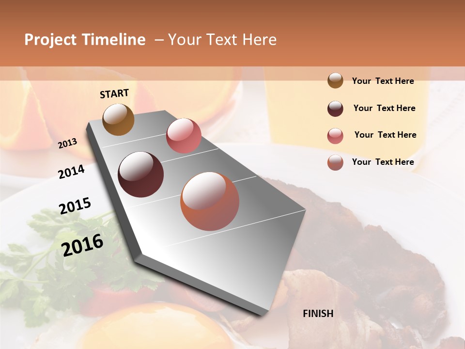 Breakfast Yellow Cooking PowerPoint Template
