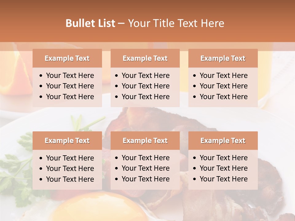Breakfast Yellow Cooking PowerPoint Template