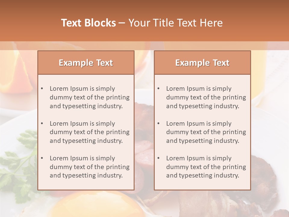 Breakfast Yellow Cooking PowerPoint Template