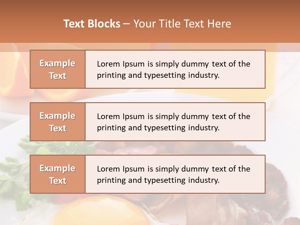 Breakfast Yellow Cooking PowerPoint Template