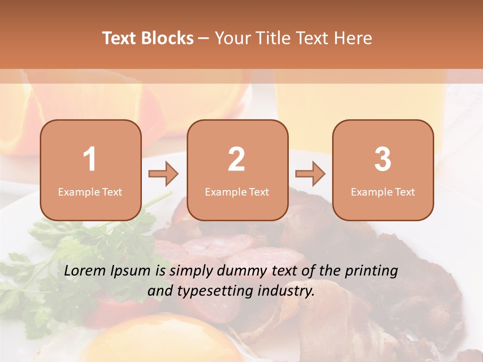 Breakfast Yellow Cooking PowerPoint Template