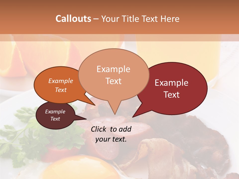 Breakfast Yellow Cooking PowerPoint Template