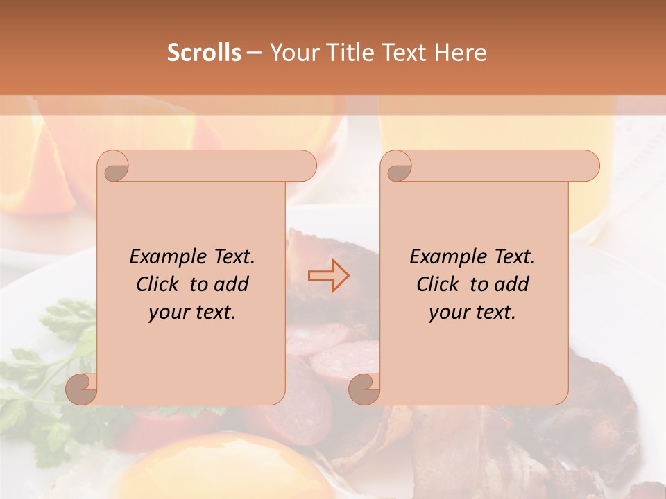 Breakfast Yellow Cooking PowerPoint Template