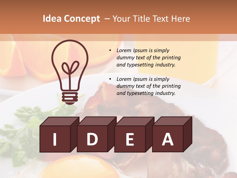 Breakfast Yellow Cooking PowerPoint Template