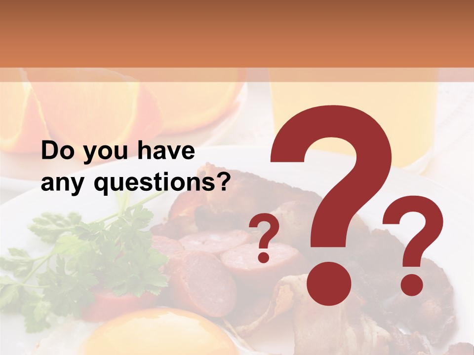 Breakfast Yellow Cooking PowerPoint Template