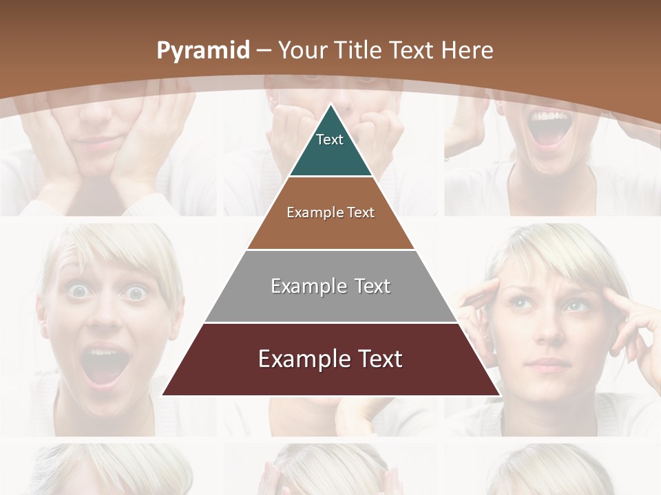 Rudeness Female Business PowerPoint Template