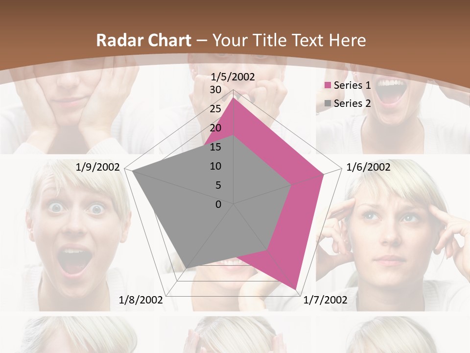 Rudeness Female Business PowerPoint Template