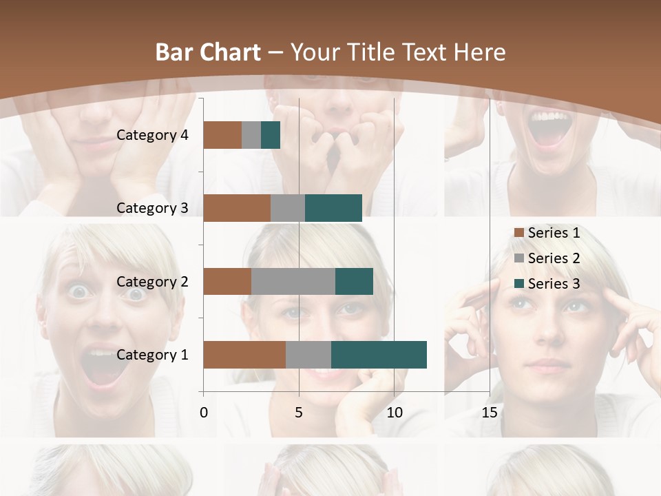 Rudeness Female Business PowerPoint Template