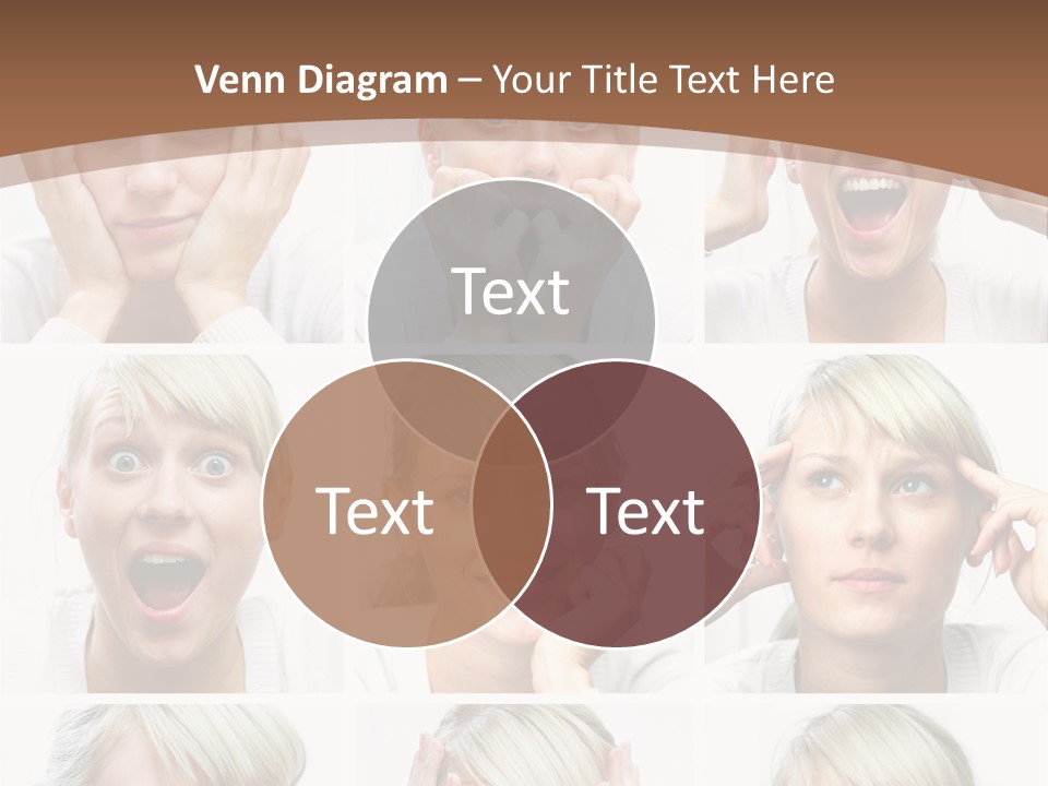 Rudeness Female Business PowerPoint Template