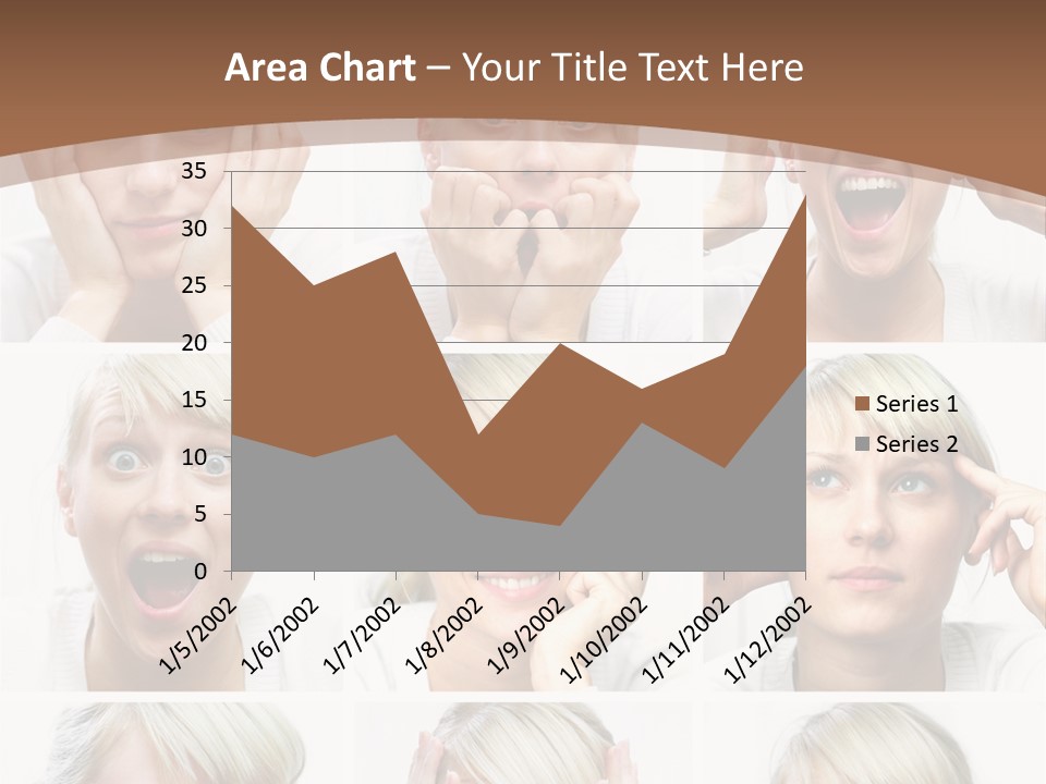 Rudeness Female Business PowerPoint Template