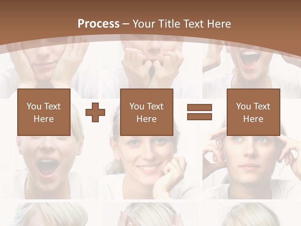 Rudeness Female Business PowerPoint Template