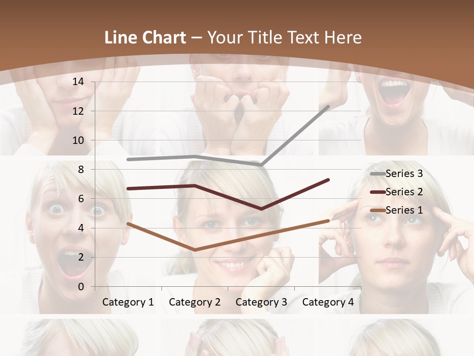 Rudeness Female Business PowerPoint Template