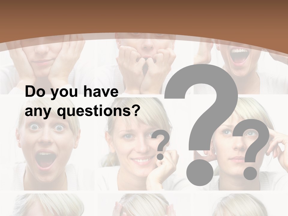 Rudeness Female Business PowerPoint Template