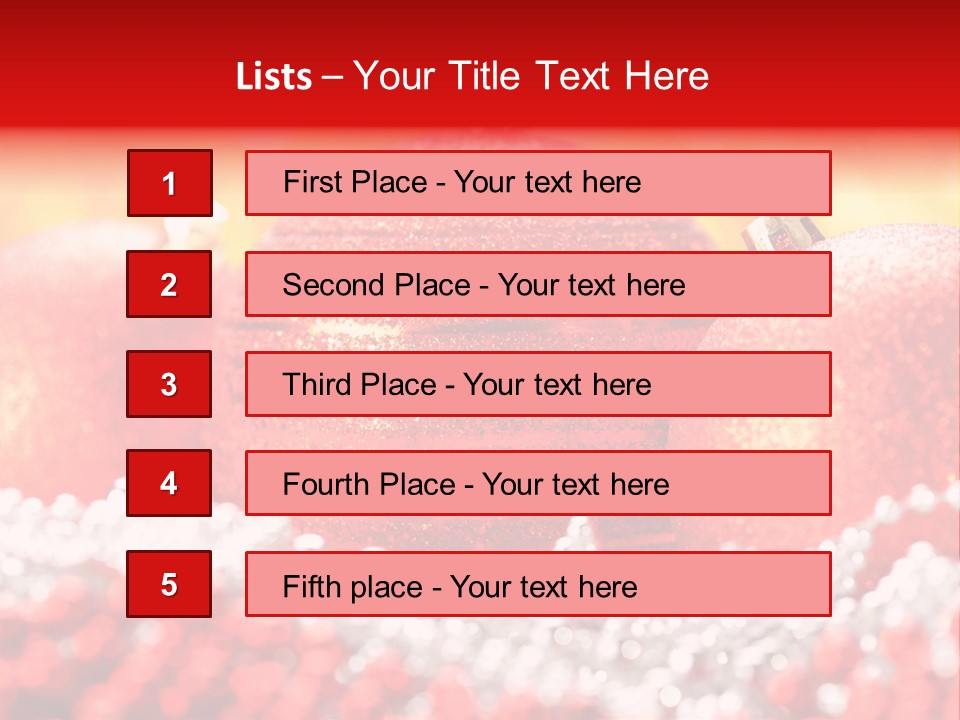 Decor December Bauble PowerPoint Template