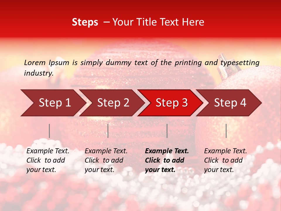 Decor December Bauble PowerPoint Template