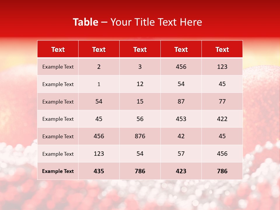 Decor December Bauble PowerPoint Template