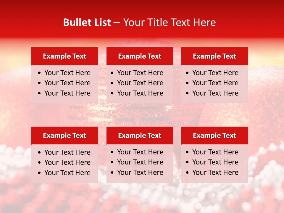 Decor December Bauble PowerPoint Template