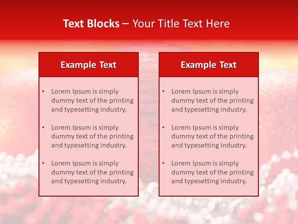 Decor December Bauble PowerPoint Template