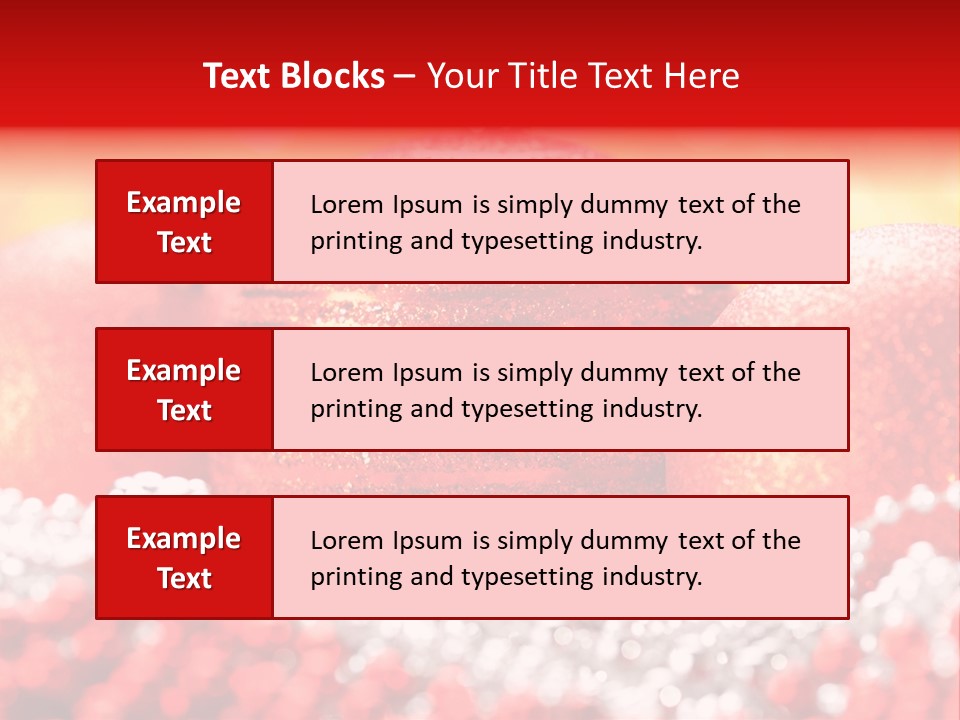 Decor December Bauble PowerPoint Template