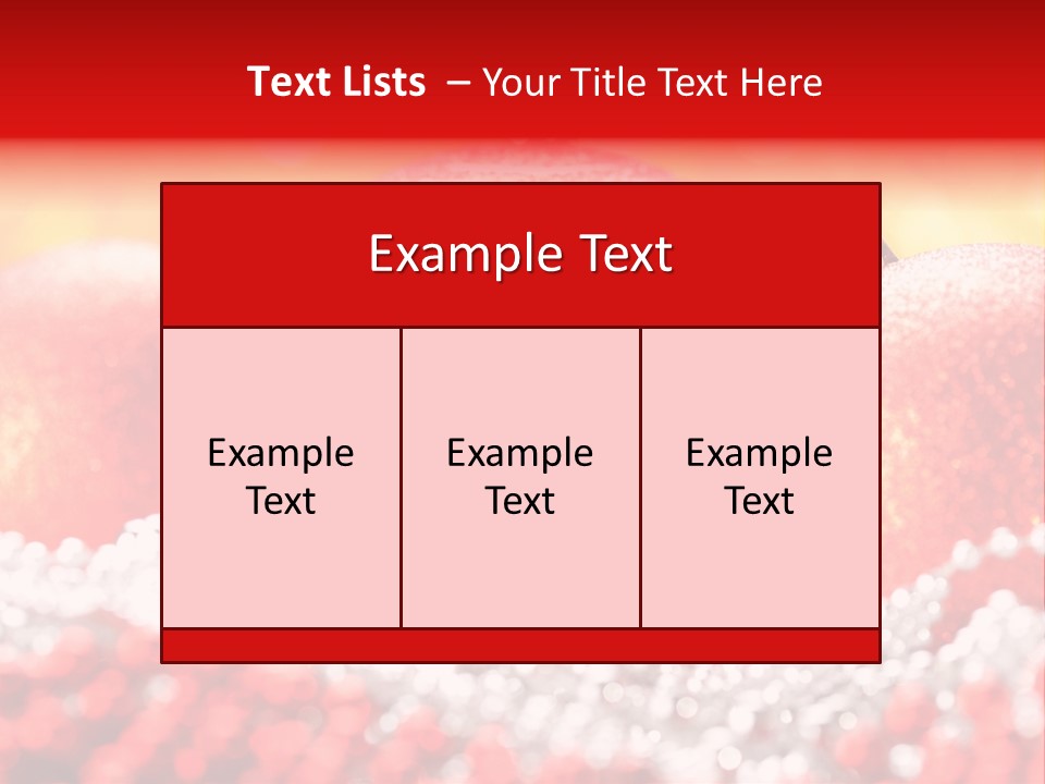 Decor December Bauble PowerPoint Template