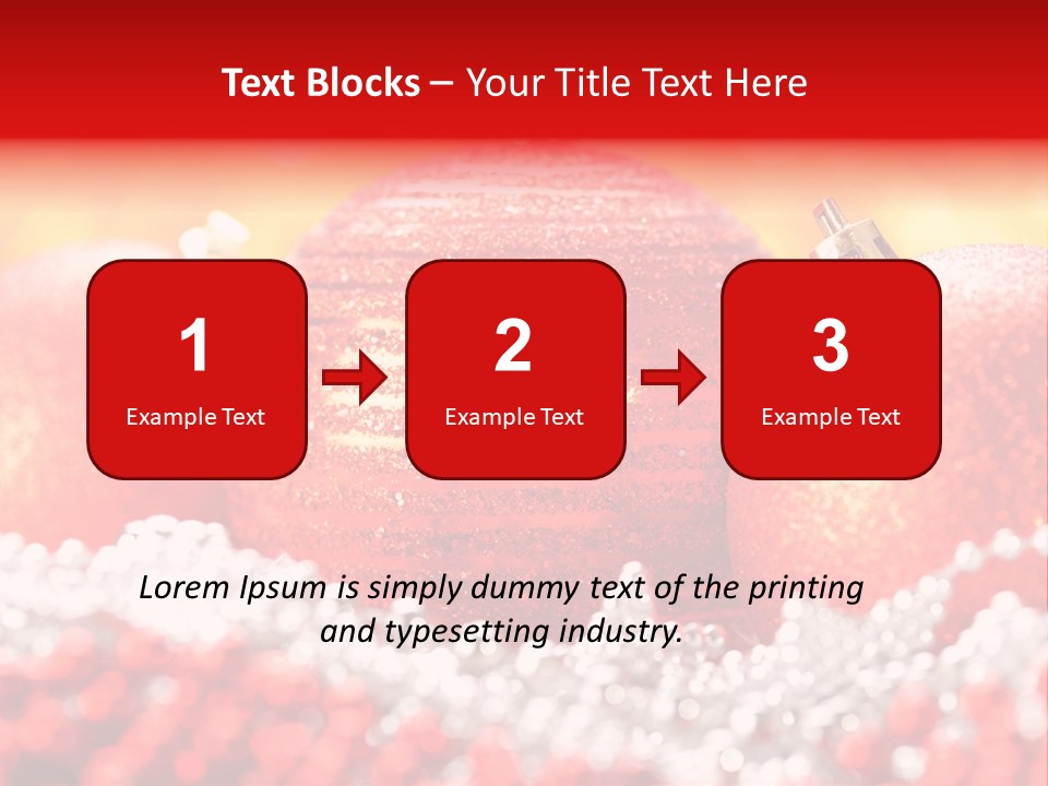 Decor December Bauble PowerPoint Template