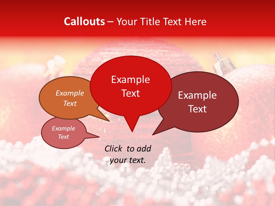 Decor December Bauble PowerPoint Template