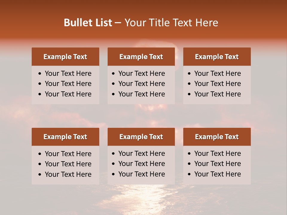 Power Weapon Test PowerPoint Template