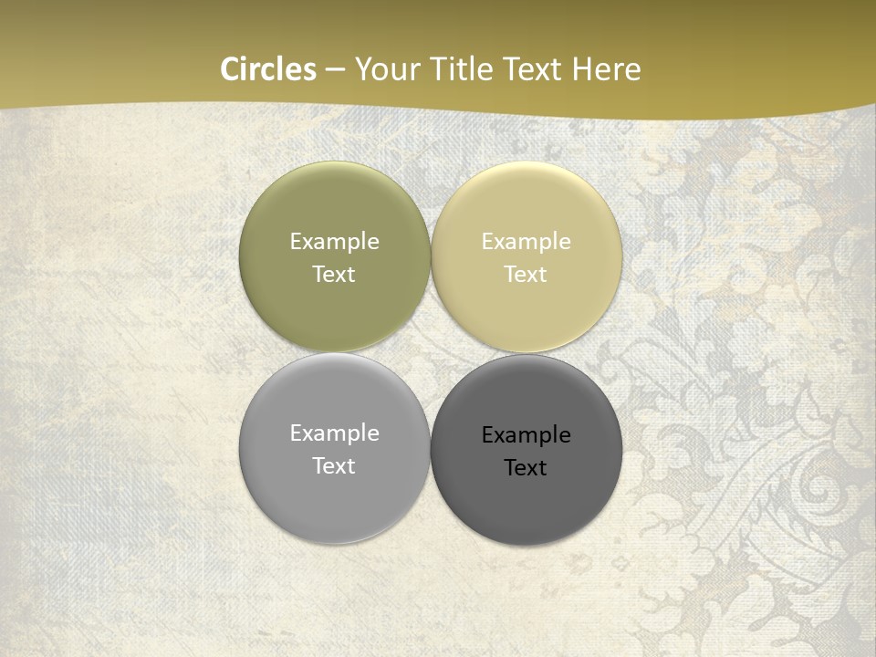 Room Character Chair PowerPoint Template