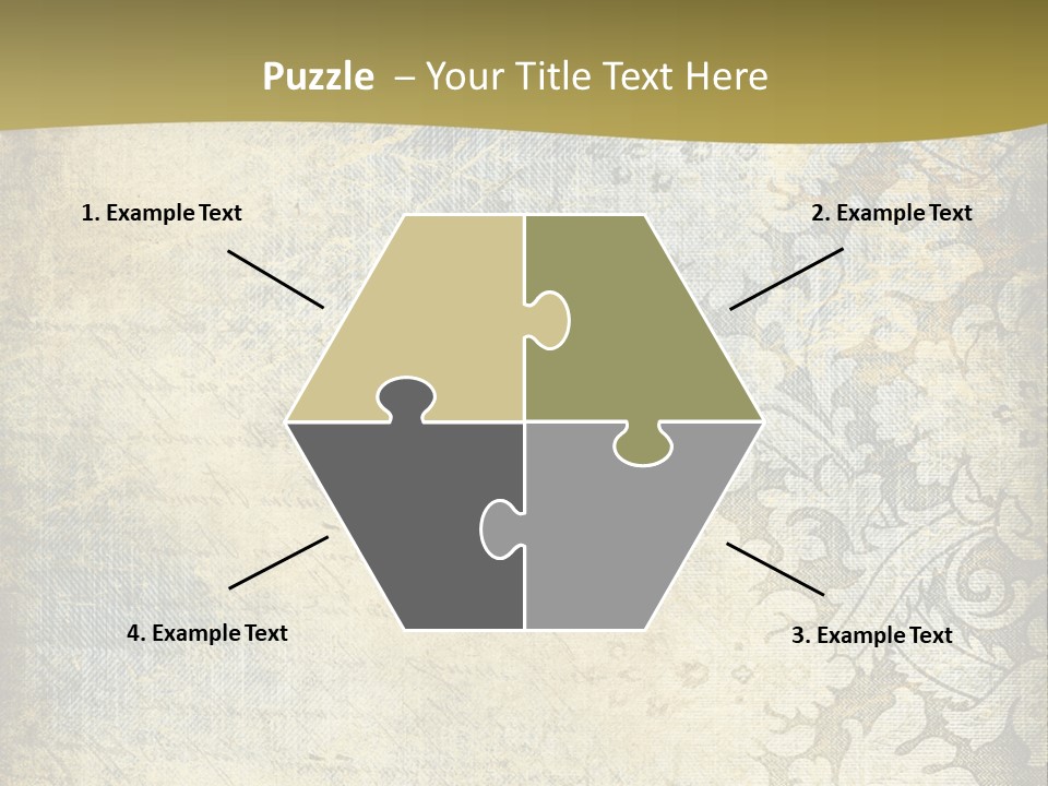 Room Character Chair PowerPoint Template