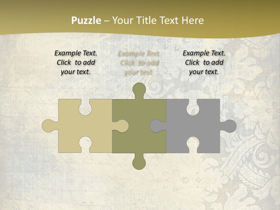 Room Character Chair PowerPoint Template