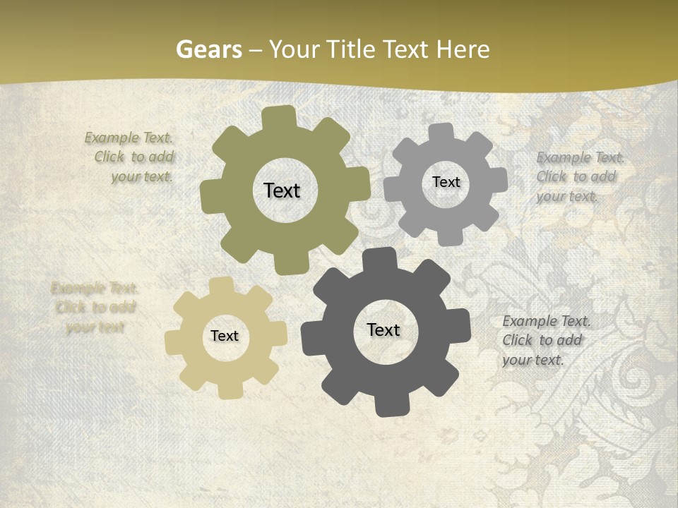 Room Character Chair PowerPoint Template