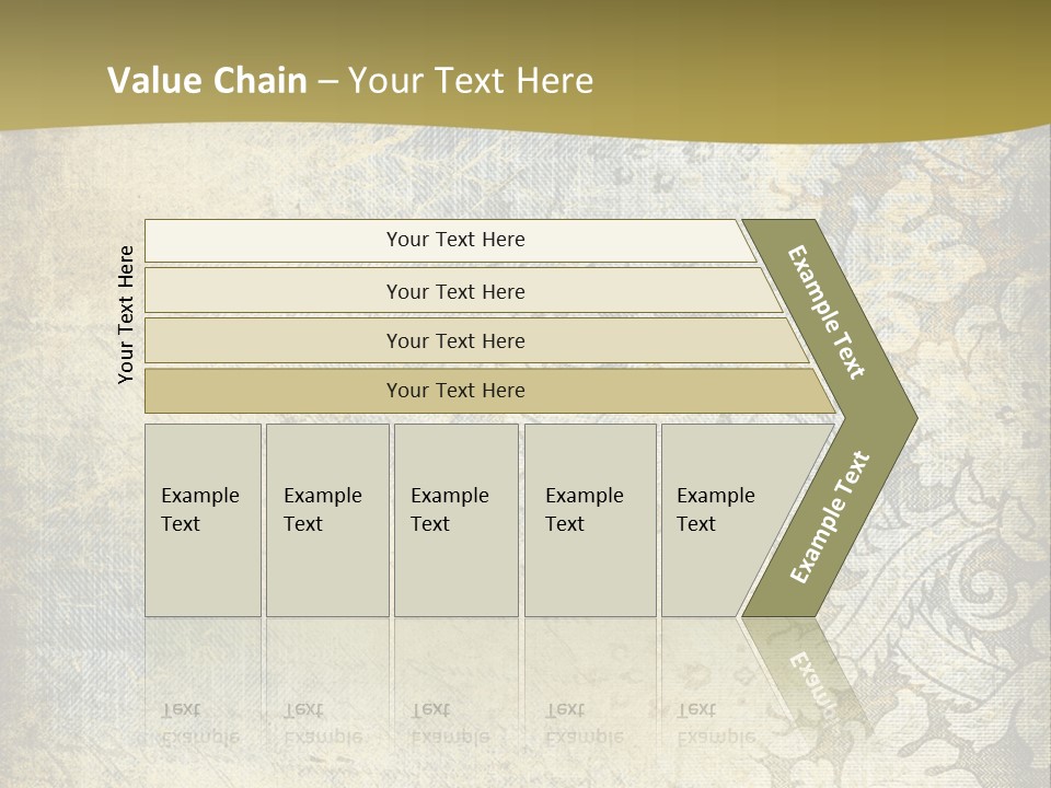 Room Character Chair PowerPoint Template