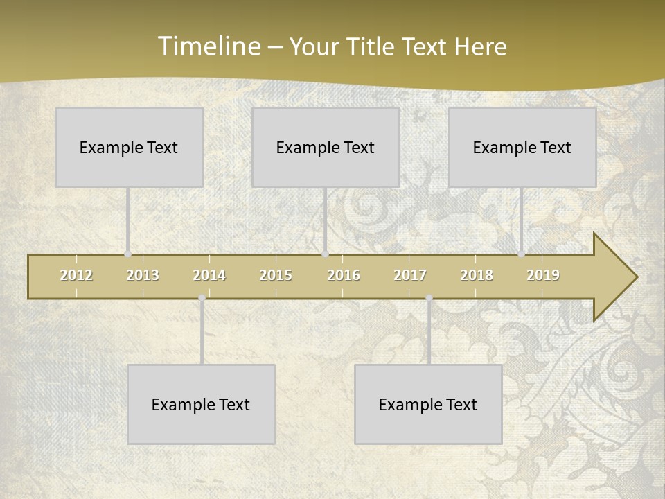 Room Character Chair PowerPoint Template