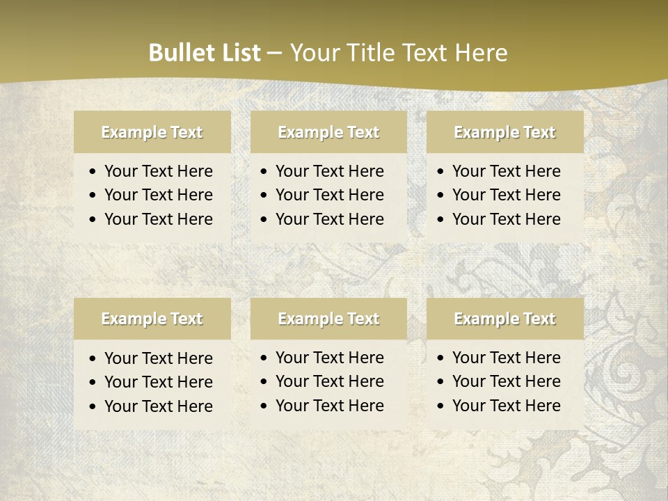 Room Character Chair PowerPoint Template