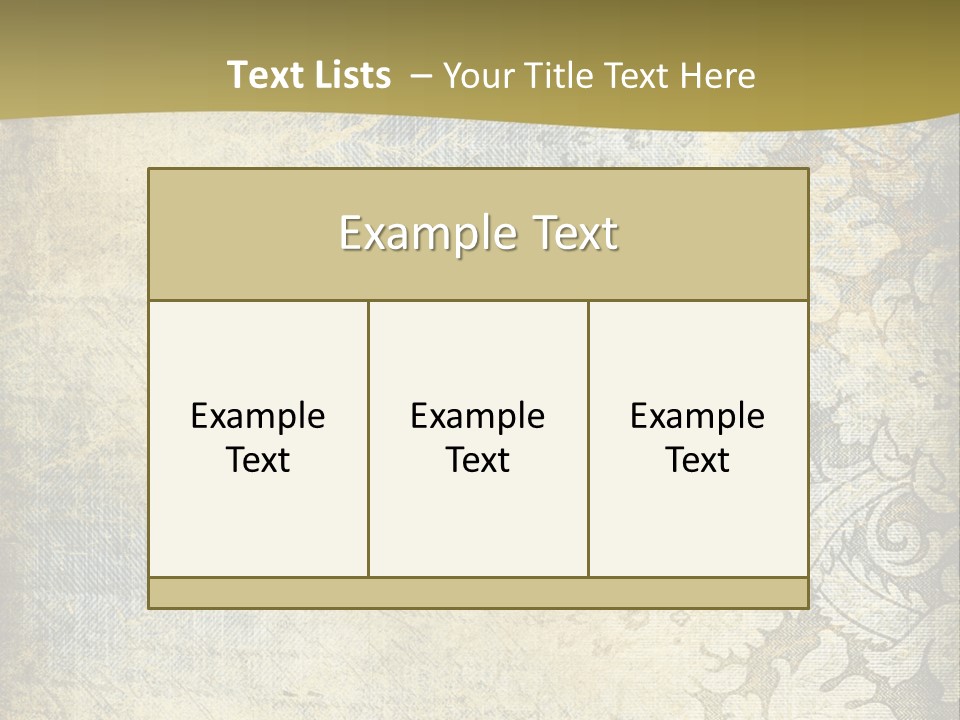 Room Character Chair PowerPoint Template