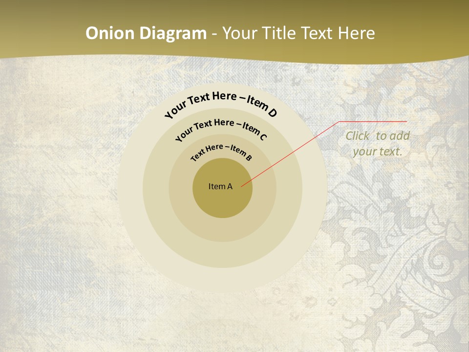 Room Character Chair PowerPoint Template