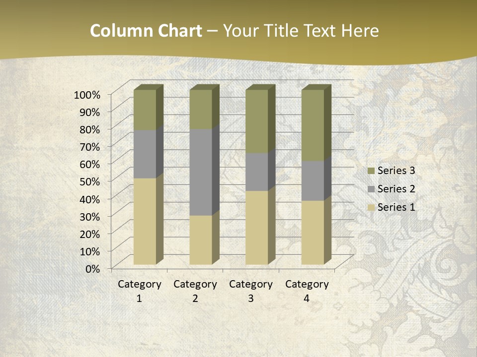 Room Character Chair PowerPoint Template
